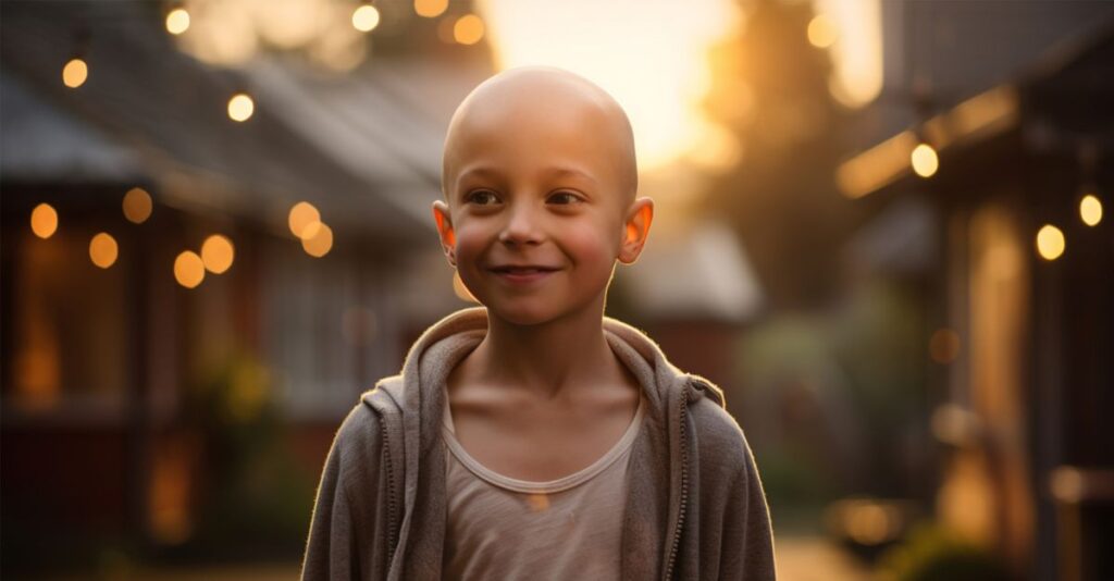 Niño con cáncer