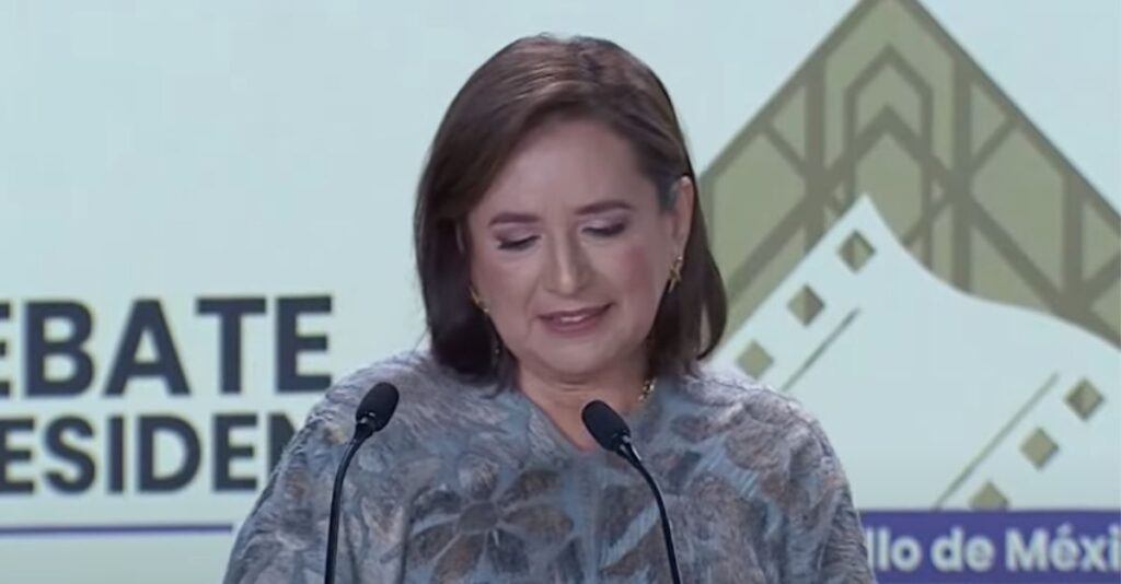 Xóchitl Gálvez en Segundo Debate Presidencial