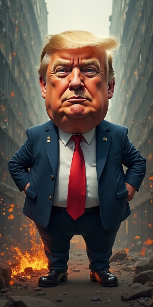 Trump caricatura