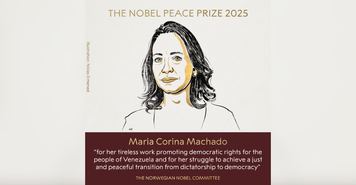 María Corina Machado Premio Nobel de la Paz 2025