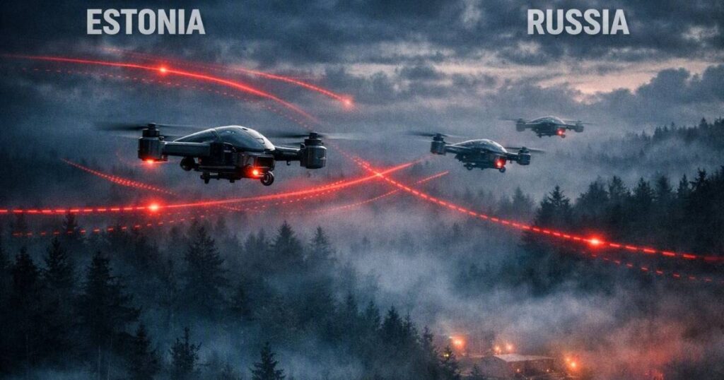 incursión de drones en Estonia 2